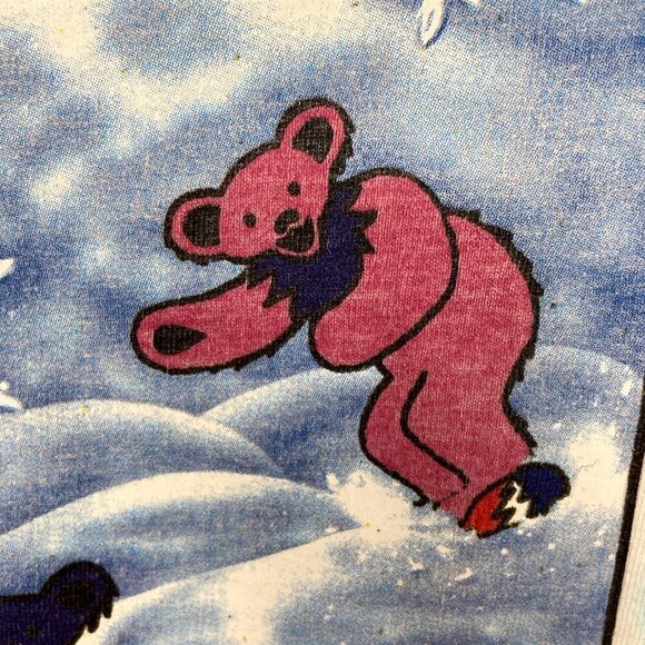 RARE VINTAGE GRATEFUL DEAD | Tie Dye Graphic Concert Band Tee 90s - Picture 6 of 10